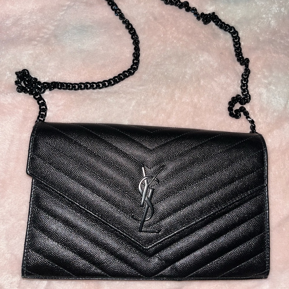 Yves Saint Laurent black crossbody bag
